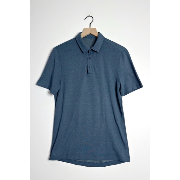 LULULEMON Mens Short Sleeve Polo Shirt - Picture 1 of 7